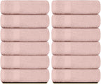 White Classic Luxury Cotton Washcloths 13x13 Inch - Image 2
