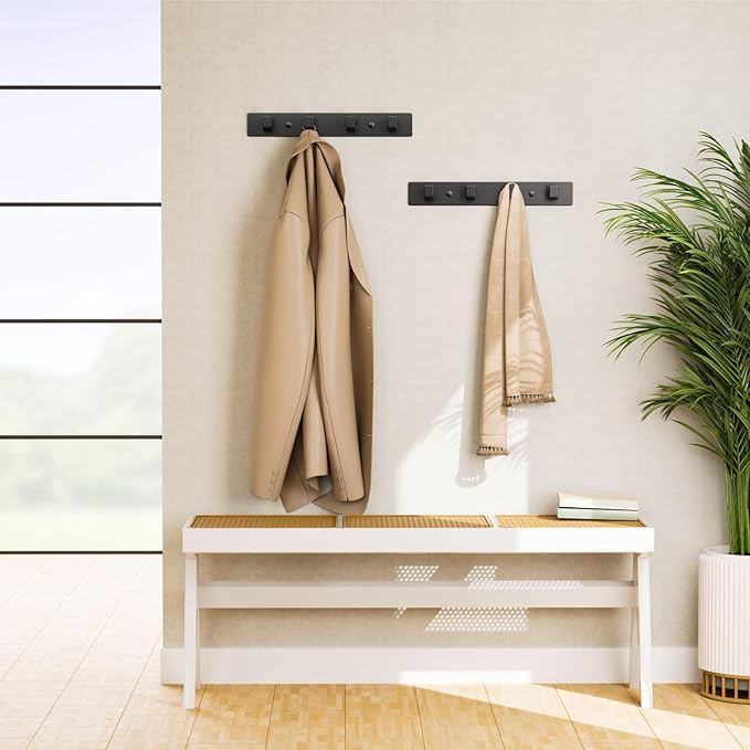Black Coat Rack Wall Mount - Image 3