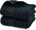 Jacquotha 2-Pack Bathroom Hand Towels Ribbed – Guest Room & Spa Premium Cotton - Image 9