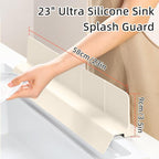 23" Ultra Silicone Sink Splash Guard Released in 2025/Dec, Self-Draining Water - Image 2