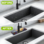 Kitchen Sink Splash Guard Faucet Mat Super Absorbent Fast Drying Mat Guard - Image 6