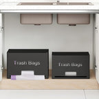 2-Pack Trash Bag Holder Dispenser, Stackable Garbage Bag Dispenser, Extra Large - Image 7