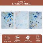 Maison d' Hermine Kitchen Towels Set of 3 100% Cotton 27.50" x 20" Reusable - Image 2