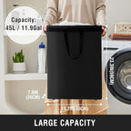 Slim Laundry Hamper with Removable Inner Bag and Side Handles, 45L Small - Image 3