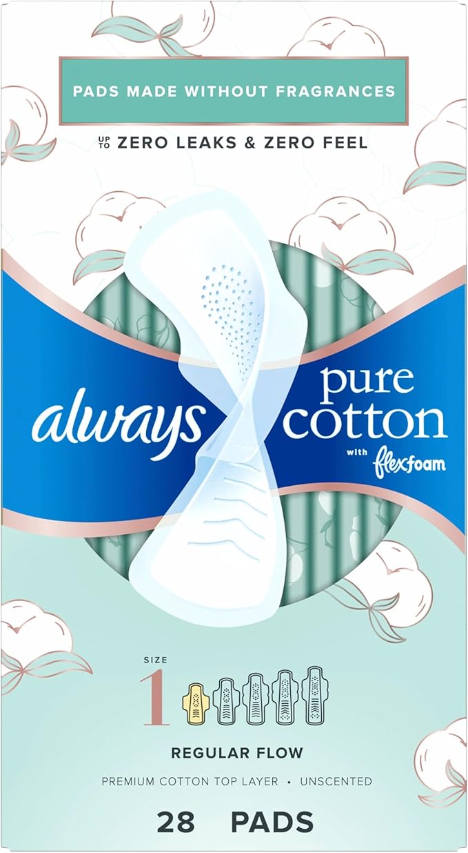 Always Pure Cotton Feminine Pads - Image 10