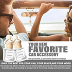 HoogaLife Car Air Freshener Diffuser 2 Pack Hanging Air Freshener Diffuser - Image 3