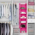 YOUDENOVA Hanging Closet Organizer, 6-Shelf Closet Hanging Shelves - Image 2