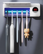 HouseGem Toothbrush Holder, Timer Function, 2000mAh Rechargeable Cordless by HouseGem%C2%AE
