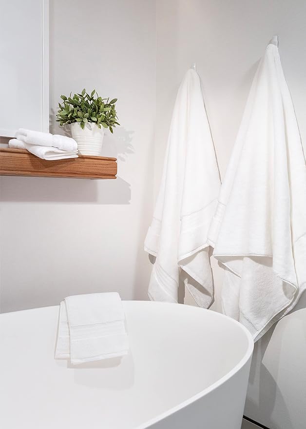 Fabdreams 100% Organic Cotton Bath Sheet Set of 2 700 GSM Oversized Towels - Image 5