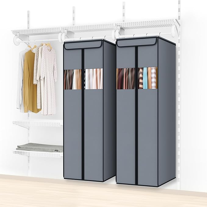 Zilink Garment Bags for Hanging Clothes 54" Hanging Garment Bags for Closet - Image 6