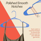 Plastic Clothes Hangers – Heavy Duty Hanger Set, - Image 6