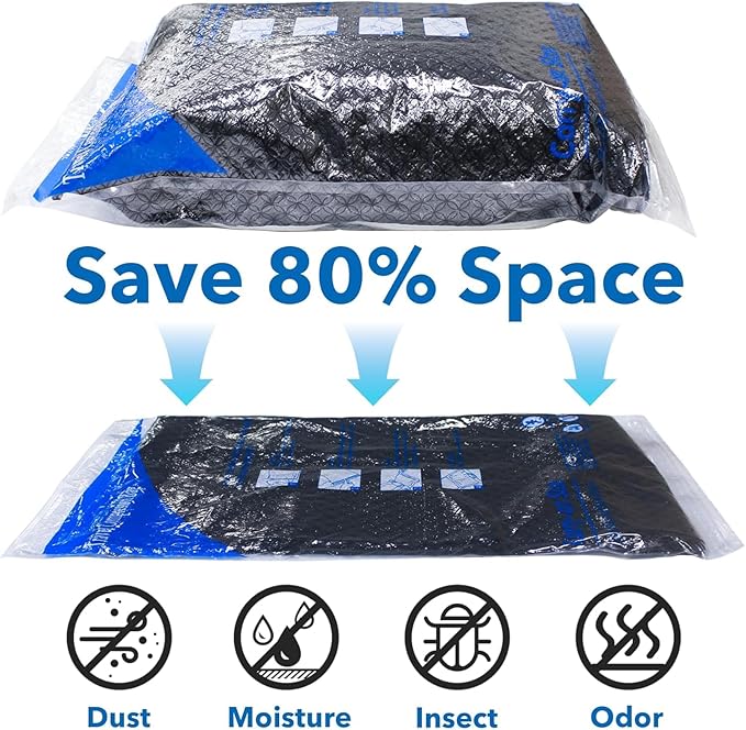 MEIQIHOME Vacuum Storage Bags, Space Saver Sealer Bags, Vacuum seal bags - Image 4