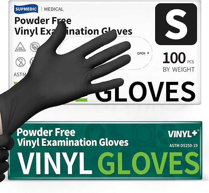 Vinyl Disposable Exam Gloves by Supmedic
