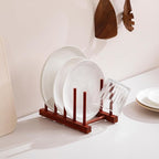 HBlife 4pcs Padauk Dish Drying Rack - Image 3