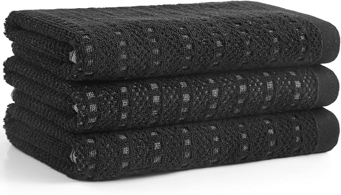 SALAS Kitchen Dish Towels, Bulk Cotton Kitchen Hand Towels, 390 GMS Plaid Dish by Unknown
