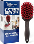 8 Inch Pot & Dish Kitchen Scrub Brush by THEFRYOILSAVERCOMPANY