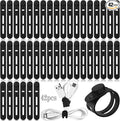 42 Pcs Silicone Cable Ties Reusable Cord Straps Multipurpose Elastic Cable by Tellegloww