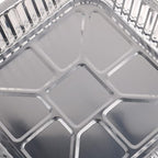 10pack- 8 x 8 Aluminum foil Pans Disposable Heavy Duty Square baking Cake Pan - Image 5