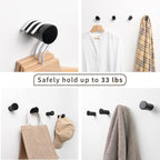 Wooden Black Wall Hooks - Image 4
