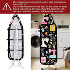 Nuxovilar Ironing Board Cover Needle Cotton 15x54 Inches | Ironing Board Cover - Image 6