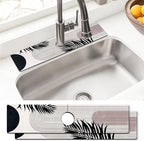 Sink Faucet Absorbing Mat, 2 Pack Drying Mat Around Faucet Sink Splash Guard by BathtubMat