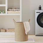 VIPOSCO Large Laundry Hamper, Tall Woven Rope Storage Basket - Image 7