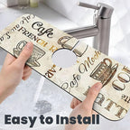 2Pcs Dish Drying Mats Faucet Mats Sets Large Size Coffee Mats Sink Faucet Mat - Image 7