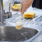 Dish Brush with Built-in Scraper - Image 8