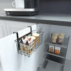 MaraFansie Hanging Kitchen Baskets Wire Storage Basket Over the Cabinet Door - Image 5
