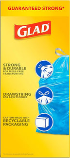 Glad 30 Gallon Garbage Bags, Large Drawstring Trash Bags - Image 3