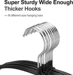 TOPIA HANGER Metal Hangers 30 Pack, Non Slip Clothes Hangers Space Saving - Image 3