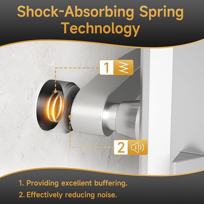 6PCS Door Stoppers for Wall Protector - Image 3