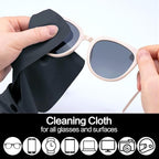 Vemiss 6 Pack Microfiber Glasses Cleaning Cloth, Wipes Lens Eyeglasses & Screens - Image 3