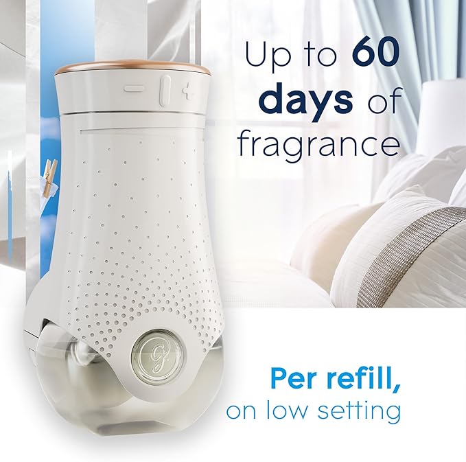 Glade PlugIns Refills Air Freshener Starter Kit, Clean Linen, Scented and - Image 9