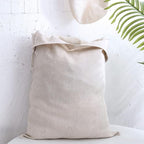 Amazhiyu Pure Linen Over The Door Laundry Hanging Hamper Bag - Image 2