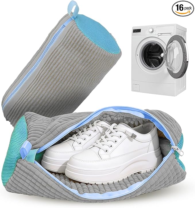 2PCS Shoe Washing Machine Bag, Laundry Bags Durable Zipper by Unknown