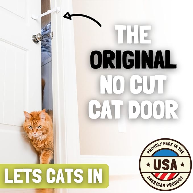 Door Buddy Child Proof Door Lock & Cat Door Stopper. Adjustable Door Strap - Image 3
