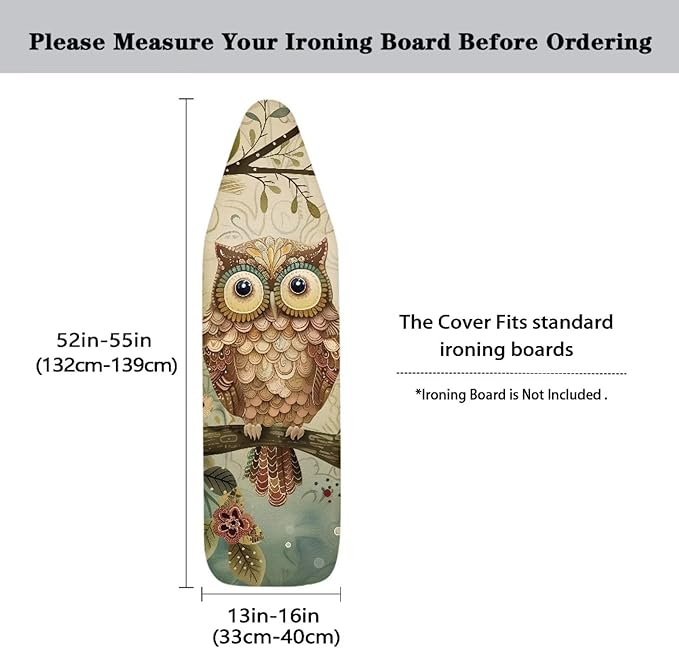 Owl Ironing Board Cover and Pad Standard Size - Image 5