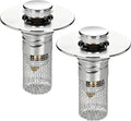Sink Drain Strainer Hair Catcher, Press-Type Detachable Drain Hair Catcher by Unknown