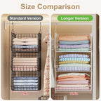 3 Tier Extra Large Closet Hanging Shelves - Image 4