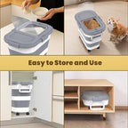 HOYTAMDA 25-35Lbs Rice Container, Collapsible Airtight Food Storage Containers - Image 6