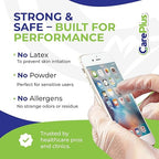 CARE PLUS Pro Vinyl Clear Gloves - Image 3