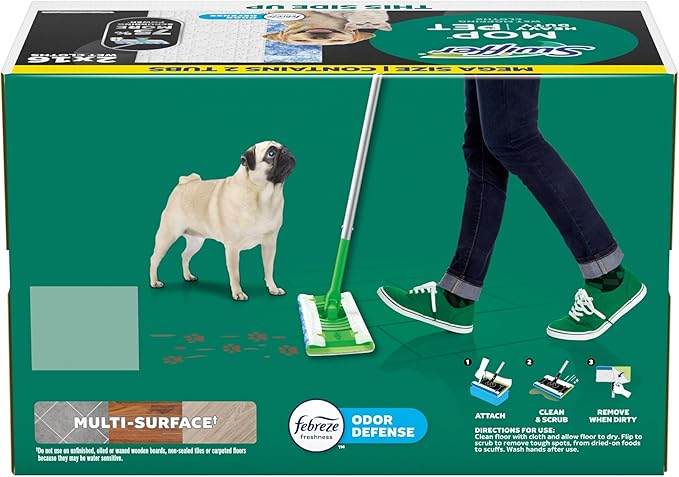 Swiffer Heavy Duty Mop Wet Multi-Surface Cloth Refills - Image 11