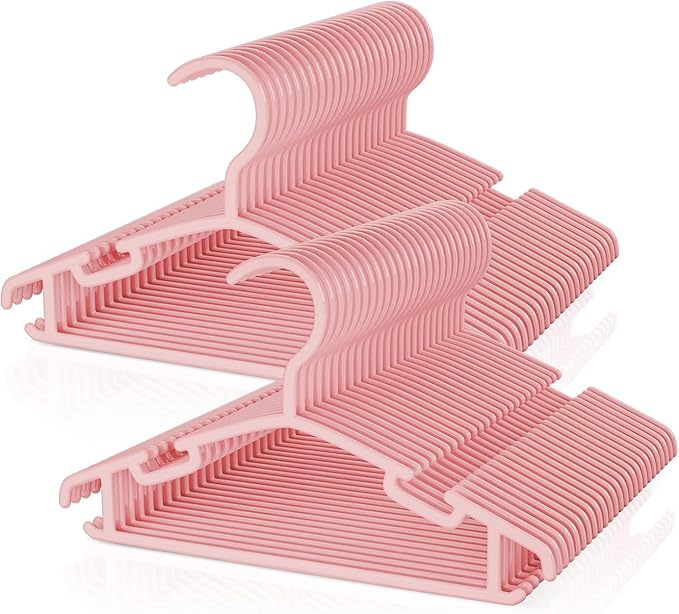 Kids Plastic Hangers, Baby Clothes Hangers by VILICK