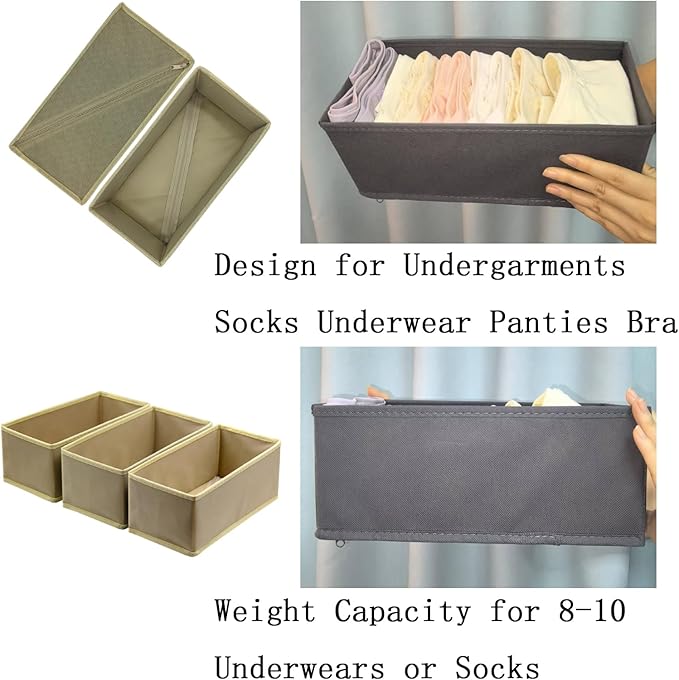 Sock Drawer Organizer 3 Pack - Image 8