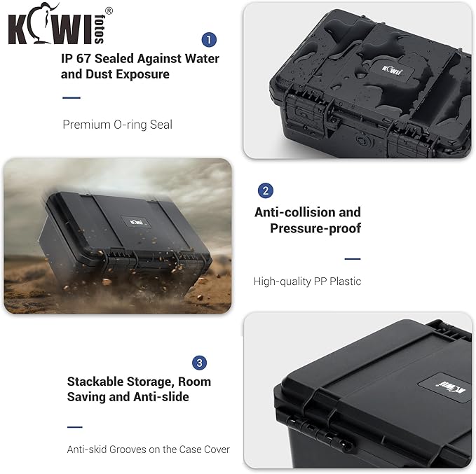 KIWIFOTOS 15 Slots C Battery Organizer Storage Case Heavy Duty IP67 Waterproof - Image 7