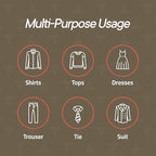 Gray Plastic Hangers 80 Pack– Heavy-Duty Plastic Hangers Slim and Space-Saving - Image 5