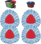 4 Pack Mop Head Replacement Compatiable by GFRED
