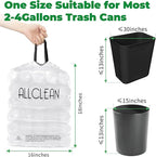 ALLCLEAN Small Trash Bags 4 Gallon - Image 7