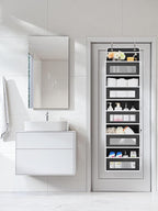 JARLINK 2 Pack Over The Door Organizer Storage, 5 Shelf Hanging Door Organizer - Image 2
